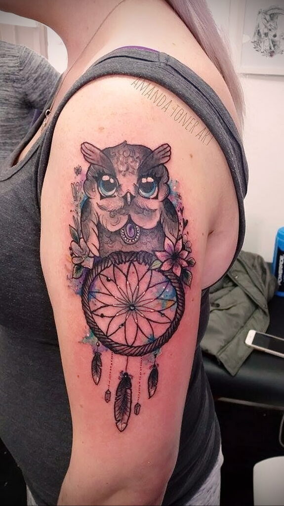 وشم البومة وصائد الأحلام 02/15/2021 №0035 - وشم البومة والأحلام -