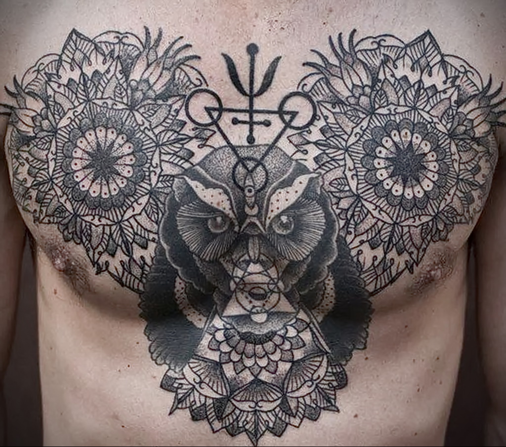 هندسة الوشم البومة 02/15/2021 №0008 - هندسة الوشم البومة -