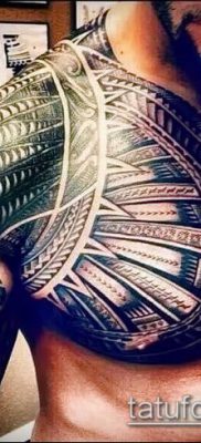 Fotó a szamoai tetoválásról (tetoválás Samoa) (jelentése) - példa rajz - 111