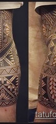 Fotó szamoai tetoválásról (tetoválás Samoa) (jelentése) - példa rajz - 004