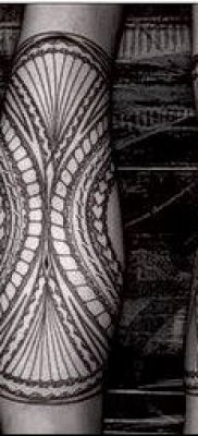 Fénykép szamoai tetoválásról (tetoválás Samoa) (jelentése) - példa rajz - 008