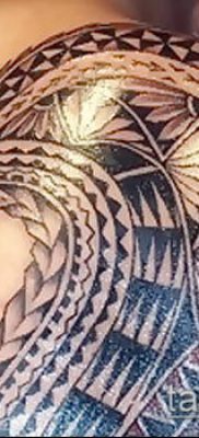 Fotó a szamoai tetoválásról (tetoválás Samoa) (jelentése) - példa rajz - 019