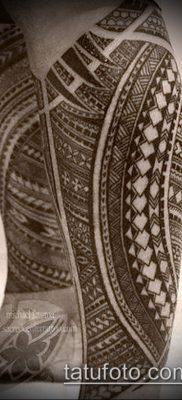 Fénykép szamoai tetoválásról (tetoválás Samoa) (jelentése) - példa rajz - 027