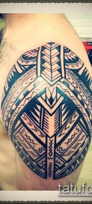 Fotó a szamoai tetoválásról (tetoválás Samoa) (jelentése) - példa rajz - 035