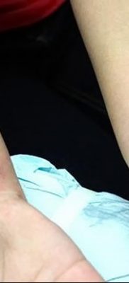 fotó a 666 -os tetoválásról, 2018. január 16 -án, №001 - tetoválás 666 -