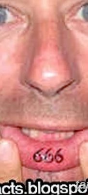 fotó a 666 -os tetoválásról, 2018.01.16., 002 - tetoválás 666 -