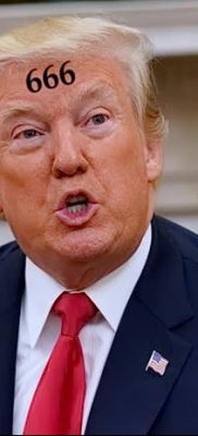 fotó a 666 -os tetoválásról, 2018. január 16 -án, №032 - tetoválás 666 -