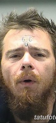 fotó a 666 -os tetoválásról, 2018. január 16 -án, №035 - tetoválás 666 -