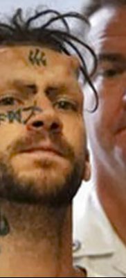 fotó a 666 -os tetoválásról, 2018. január 16 -án, №038 - tetoválás 666 -