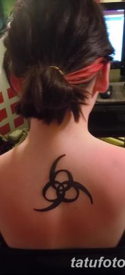 fotó a 666 -os tetoválásról, 2018. január 16 -án, №044 - tetoválás 666 -