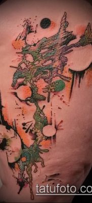 foto tatovering abstraktion (værdi) - eksempel tegning - 045