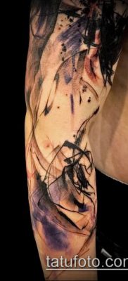 foto tatovering abstraktion (værdi) - eksempel tegning - 021