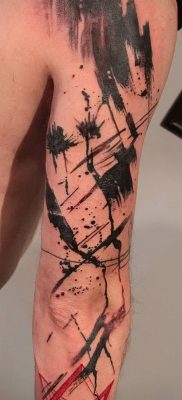 foto tatovering abstraktion (værdi) - eksempel tegning - 011