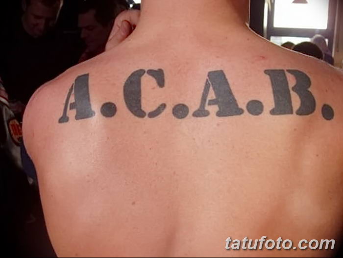 Fénykép tetoválás acab 02.11.2018 №061 - Acab tetoválás -