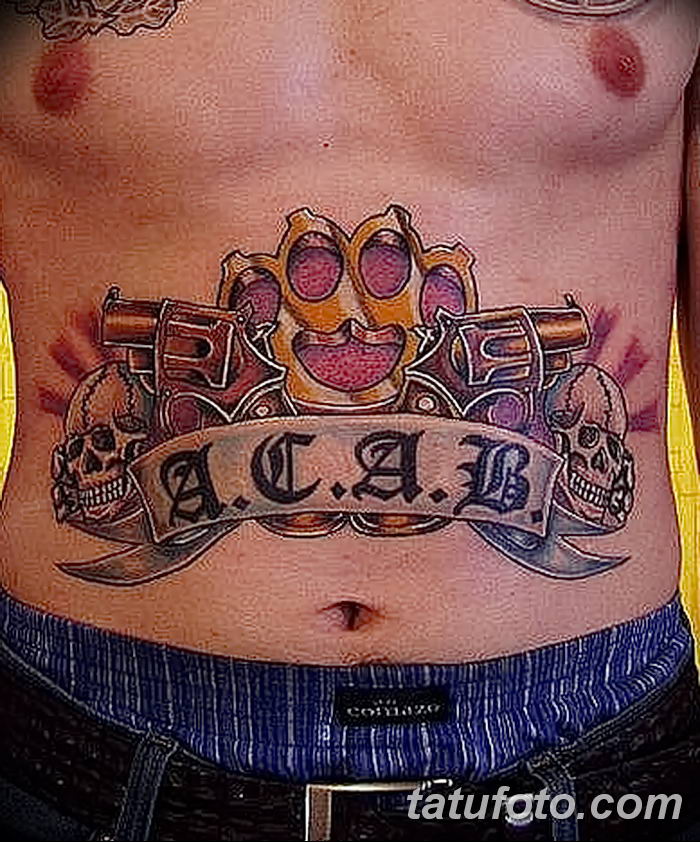Fénykép tetoválás acab 02.11.2018 №056 - Acab tetoválás -