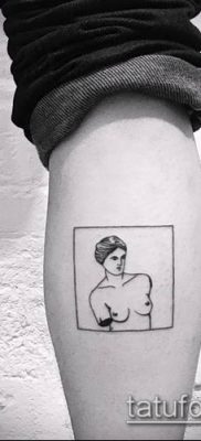 fotó tetoválásról Aphrodite (Vénusz) (tetoválás Vénusz) (érték) - példa rajz - 028