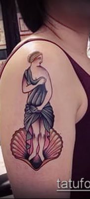 fotó tetoválásról Aphrodite (Vénusz) (tetoválás Vénusz) (érték) - példa rajz - 022