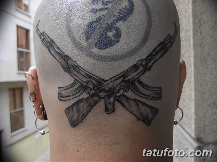 Снимка на рисунката Tattoo AK -47 29.10.2018 №009 -Tattoo AK -47 -