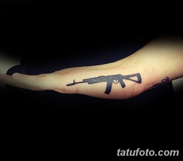 Снимка на рисунката Tattoo AK -47 29.10.2018 №011 -Tattoo AK -47 -