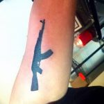 Снимка на рисунката Tattoo AK -47 29.10.2018 №047 -Tattoo AK -47 -