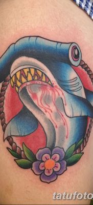 снимка на татуировка акула чук с дата 25.09.2017 г. №034 - татуировка акула чук -