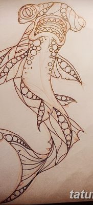 снимка на татуировка акула чук с дата 25.09.2017 г. №037 - татуировка акула чук -