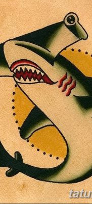 снимка на татуировка акула чук с дата 25.09.2017 г. №051 - татуировка акула чук -