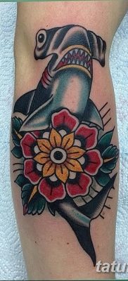 снимка на татуировка акула чук с дата 25.09.2017 г. №068 - татуировка акула чук -