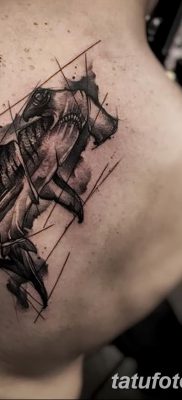 снимка на татуировка акула чук с дата 25.09.2017 г. №071 - татуировка акула чук -