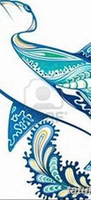 снимка на татуировка акула чук с дата 25.09.2017 г. №081 - татуировка акула чук -