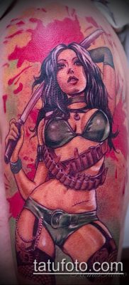 Снимка на татуировка на Amazon (значение) - пример за интересен дизайн на татуировка - 044