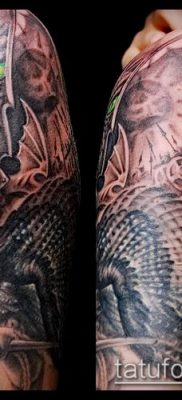 снимка на татуировката на Amazon (значение) - пример за интересен дизайн на татуировка - 042