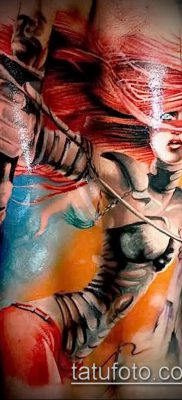 снимка на Amazon татуировка (значение) - пример за интересен дизайн на татуировка - 039