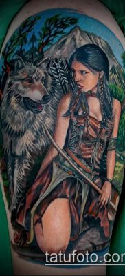 снимка на Amazon татуировка (значение) - пример за интересен дизайн на татуировка - 036