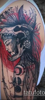 снимка на Amazon татуировка (значение) - пример за интересен дизайн на татуировка - 035