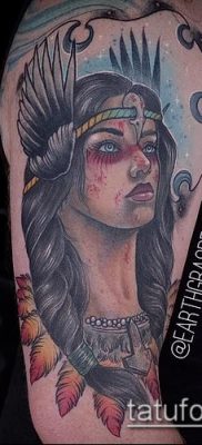 снимка на Amazon татуировка (значение) - пример за интересен дизайн на татуировка - 029