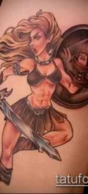 Снимка на татуировка на Amazon (значение) - пример за интересен дизайн на татуировка - 024