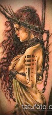 снимка на Amazon татуировка (значение) - пример за интересна рисунка на татуировка - 023