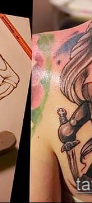 снимка на татуировката на Amazon (значение) - пример за интересен дизайн на татуировка - 022