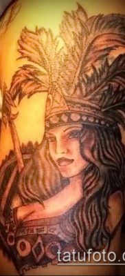 снимка на татуировката на Amazon (значение) - пример за интересен дизайн на татуировка - 021