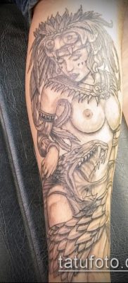 снимка на Amazon татуировка (значение) - пример за интересен дизайн на татуировка - 016