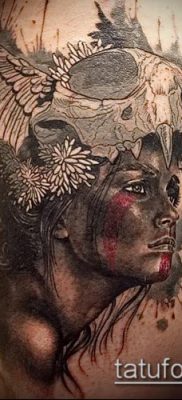 снимка на Amazon татуировка (значение) - пример за интересен дизайн на татуировка - 015