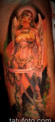 снимка на Amazon татуировка (значение) - пример за интересен дизайн на татуировка - 013