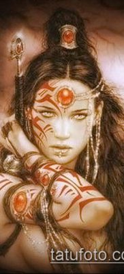 снимка на татуировката на Amazon (значение) - пример за интересна рисунка на татуировка - 009