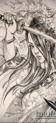 снимка на татуировката на Amazon (значение) - пример за интересна рисунка на татуировка - 007