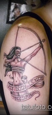 снимка на татуировката на Amazon (значение) - пример за интересен дизайн на татуировка - 004