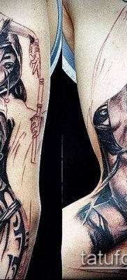 снимка на татуировката на Amazon (значение) - пример за интересна рисунка на татуировка - 001