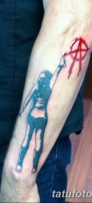 фото татуировка анархия 05.09.2017 №010 - татуировка анархия -