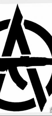 фото татуировка анархия 05.09.2017 №025 - татуировка анархия -