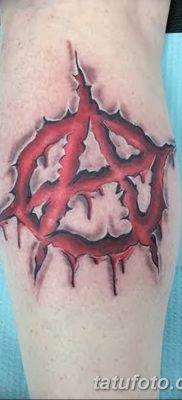 фото татуировка анархия 05.09.2017 №041 - татуировка анархия -